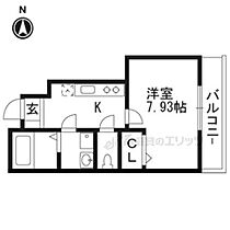 アムールＴＭＭ 106 ｜ 京都府京都市西京区山田弦馳町（賃貸アパート1K・1階・26.08㎡） その2