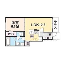 京都府京都市西京区松尾東ノ口町（賃貸アパート1LDK・1階・44.70㎡） その2