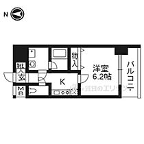 京都府京都市右京区梅津南広町（賃貸マンション1K・8階・24.30㎡） その2