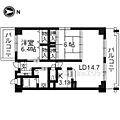 シェルブリュー四条8階10.6万円
