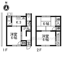 🉐敷金礼金0円！🉐樫原下ノ町21-1貸家