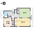 淀団地第一住宅2棟1階9.3万円