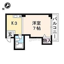 タイムスピア 201 ｜ 京都府京都市山科区小野蚊ヶ瀬町（賃貸マンション1K・2階・22.00㎡） その2