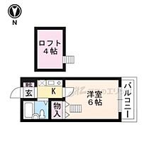 京都府京都市山科区大塚檀ノ浦（賃貸マンション1K・4階・17.01㎡） その2