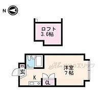 バティマンユニ 1318 ｜ 京都府京都市伏見区銀座町二丁目（賃貸マンション1K・3階・17.40㎡） その2