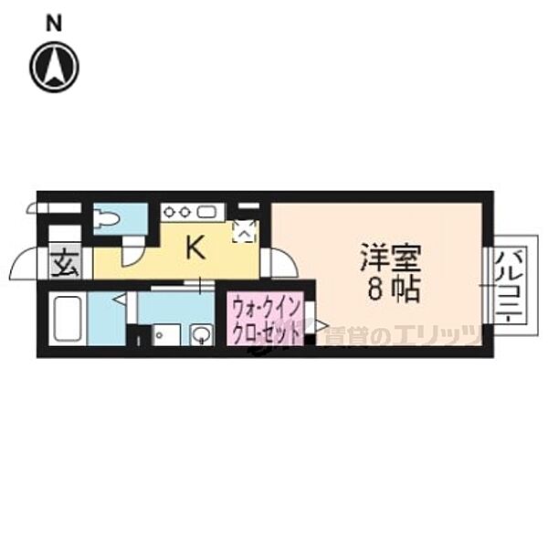 ソレイユ稲荷 207｜京都府京都市伏見区深草祓川町(賃貸アパート1K・2階・29.17㎡)の写真 その2