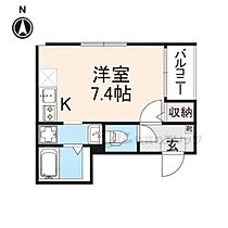 京都府京都市伏見区深草鈴塚町（賃貸アパート1R・2階・20.75㎡） その2