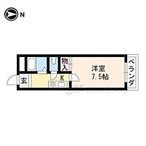 京都府京都市山科区大宅甲ノ辻町（賃貸アパート1K・1階・23.70㎡） その2