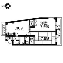 京都府長岡京市馬場1丁目（賃貸マンション2LDK・2階・52.90㎡） その2