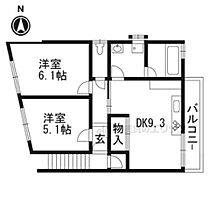 京都府京都市伏見区桃山町養斉（賃貸マンション2LDK・2階・66.60㎡） その2