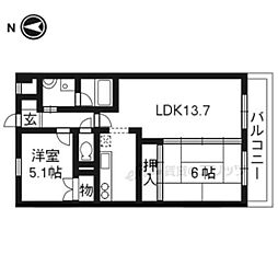 Ｃａｓａ　Ｍｉｌａ 1階2LDKの間取り