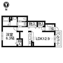 レジデンスカレントＡ 101 ｜ 京都府京都市伏見区向島吹田河原町（賃貸アパート1LDK・1階・46.49㎡） その2