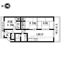 ソシアル大山崎  ｜ 京都府乙訓郡大山崎町大山崎字大山崎小宇西高田（賃貸マンション3LDK・1階・59.22㎡） その2