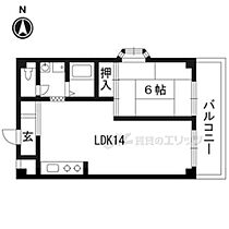 ハイツ平和II 102 ｜ 京都府城陽市富野南清水（賃貸マンション1LDK・1階・42.11㎡） その2