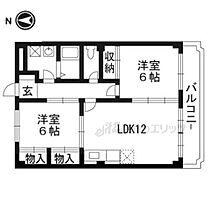 メゾン・ド・ブラン 503 ｜ 京都府京都市伏見区下鳥羽北円面田町（賃貸マンション2LDK・5階・55.84㎡） その2