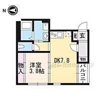 ルアーナ京都伏見 102 ｜ 京都府京都市伏見区榎町（賃貸アパート1LDK・1階・31.70㎡） その2