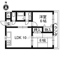 京都府長岡京市今里二丁目（賃貸マンション2LDK・2階・54.00㎡） その2