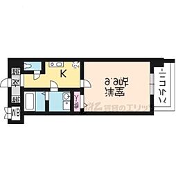 メゾンダンディ 1Kの間取図画像