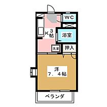 フラッツオーク　Ａ棟  ｜ 長野県長野市大字川合新田（賃貸アパート1K・1階・24.71㎡） その2