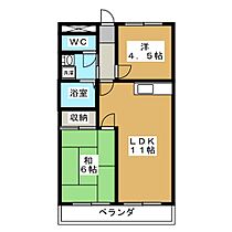 グリーンディヒルズ櫻井　Ｂ棟 202 ｜ 長野県長野市大字徳間（賃貸マンション2LDK・2階・50.00㎡） その2