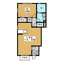 セジュール杏（ann） 103 ｜ 長野県長野市大字安茂里西河原（賃貸アパート1LDK・1階・49.44㎡） その2