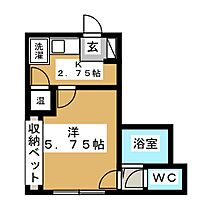 城山ハイツII 33 ｜ 長野県長野市大字長野伊勢町（賃貸マンション1K・3階・21.21㎡） その2