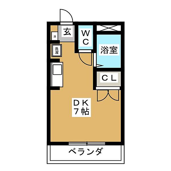 丸山ビル 410｜長野県長野市大字鶴賀上千歳町(賃貸マンション1R・4階・20.80㎡)の写真 その2