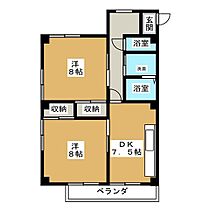 サニーハイツ 303 ｜ 長野県長野市合戦場２丁目56-2（賃貸マンション2DK・3階・60.74㎡） その2