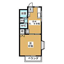 第2ビヤンカ 203 ｜ 長野県長野市大字安茂里差出（賃貸アパート1DK・2階・28.51㎡） その2