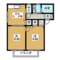 フェリシアーノ　Ｂ棟 201 ｜ 長野県長野市大字北長池（賃貸アパート2DK・2階・42.80㎡） その2