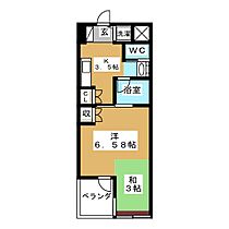 ニューハウスとくなが 206 ｜ 長野県長野市大字富竹（賃貸マンション1K・2階・29.97㎡） その2