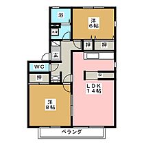 ライトコート　A棟 101 ｜ 長野県長野市大字大豆島（賃貸アパート2LDK・1階・65.46㎡） その2