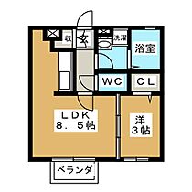 フォルティーノしののい　II 101 ｜ 長野県長野市篠ノ井布施高田（賃貸アパート1LDK・1階・30.13㎡） その2