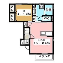 リヴェール 101 ｜ 長野県長野市篠ノ井布施高田（賃貸アパート1LDK・1階・38.26㎡） その2