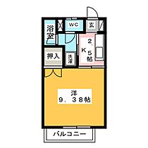 グリーンハイム　A棟 202 ｜ 長野県長野市大字高田上高田（賃貸アパート1K・2階・28.74㎡） その2