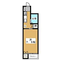 メゾン　ドゥ　マキ　ウエスト 205 ｜ 長野県長野市大字西長野（賃貸アパート1K・2階・22.08㎡） その2