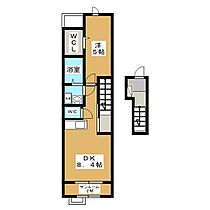 ルネッタ　II 203 ｜ 長野県長野市大字安茂里（賃貸アパート1DK・2階・42.04㎡） その2