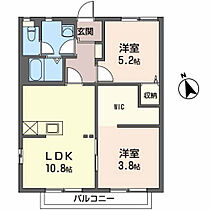 フレグランスにしみや　E 103 ｜ 長野県長野市若穂綿内（賃貸アパート2LDK・1階・52.39㎡） その2