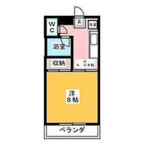 コーポ松岡 203 ｜ 長野県長野市大字稲葉（賃貸マンション1K・2階・26.49㎡） その2