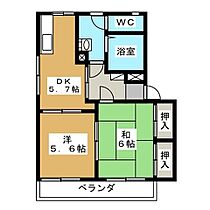 コート岡田屋　Ｄ棟 102 ｜ 長野県長野市川中島町今井（賃貸アパート2K・1階・42.48㎡） その2