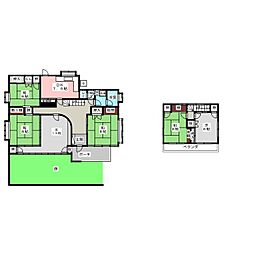 酒井貸家 1階6DKの間取り