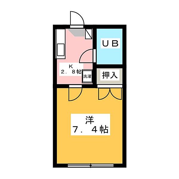 城東レジデンス 104｜長野県松本市城東２丁目(賃貸アパート1K・1階・22.00㎡)の写真 その2