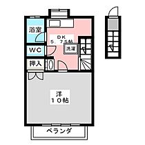 CASAマサキG 205 ｜ 長野県松本市大字島立（賃貸アパート1DK・2階・34.80㎡） その2