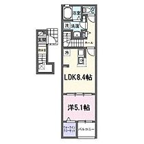 フローラル A 203 ｜ 長野県松本市大字島内5285-1（賃貸アパート1LDK・2階・38.81㎡） その2