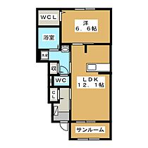 グレイス　C 103 ｜ 長野県松本市大字里山辺（賃貸アパート1LDK・1階・52.38㎡） その2