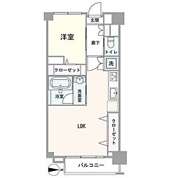 練馬サマリヤマンション 1LDKの間取り