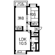 セブンステージ 206 ｜ 栃木県宇都宮市若松原2丁目1-9（賃貸アパート2LDK・2階・56.29㎡） その2