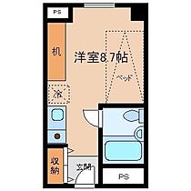 フェニックス瑞雲 401 ｜ 栃木県宇都宮市河原町7-5（賃貸マンション1R・4階・17.05㎡） その2