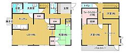 千葉市稲毛区宮野木町中古戸建 3LDKの間取り