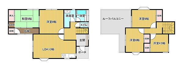 間取りを拡大表示